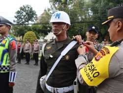 Polisi Aceh Tengah Gelar Pasukan Operasi Mantap Brata Seulawah