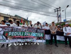 Ratusan Massa Aksi Dukung Palestina di Aceh Tengah