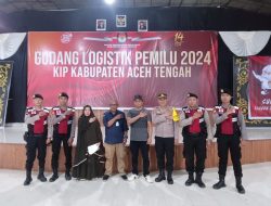 2.572 dari Total 3.313 Kotak Suara Pemilu 2024 Telah Tiba di KIP Aceh Tengah