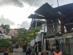 Angin Kencang Landa Takengon Sebabkan Kubah Masjid Jatuh Terhempas