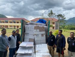 741 Kotak Suara Sisa Logistik Pemilu 2024 Diterima KIP Aceh Tengah