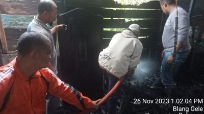 Satu Rumah Warga Aceh Tengah Terbakar