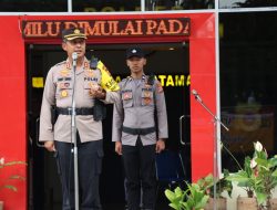 Polres Aceh Tengah Apel Gelar Sarana Prasarana Kesiapan Tahap Kampanye