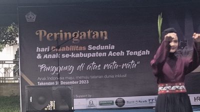 Peringatan Hari Disabilitas dan Anak di Aceh Tengah Sepi