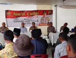 Jum’at Curhat, Wakapolres Aceh Tengah Rampung Aspirasi Masyarakat