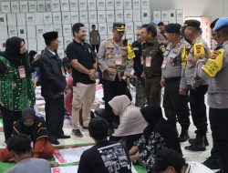Kapolres Bersama Forkopimda Aceh Tengah Monitoring Penyortiran dan Pelipatan Surat Suara