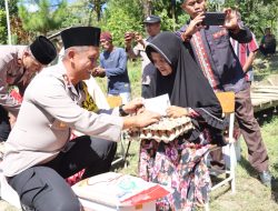 20 Warga Tanjung Terima Paket Sembako Jumat Barokah Polres Aceh Tengah