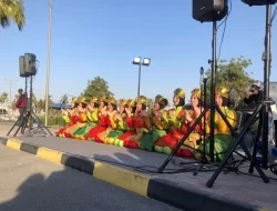 Pertunjukan Tari Saman Warnai Laga Indonesia vs Vietnam di Doha