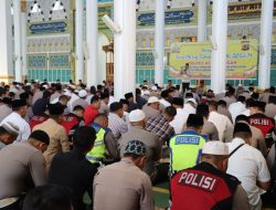 Polres Aceh Tengah Gelar Peringatan Isra Mi’raj 1445 H di Masjid Ruhama Takengon