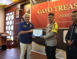Polres Aceh Tengah Kembali Raih Penghargaan Gayo Treasury Award Kategori Pertama