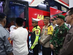 Jelang Mudik Kapolres Aceh Tengah Lakukan Inspeksi dan Audit Keselamatan Kendaraan