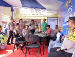 Pengamanan Idul Fitri 1445 H, Kapolres Aceh Tengah Cek Pos Pam