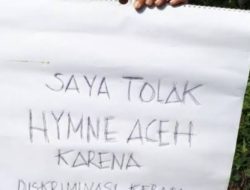 Terkait Polemik Himne Aceh. GmnI Bilang, “MAG Jangan Diam, Kalian Bergaji Disitu, Kalo Takut mundur”