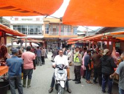 Polres Aceh Tengah Gelar Pengamanan Hari Megang Idul Adha Disejumlah Pasar Daging dan Titik Keramaian Masyarakat