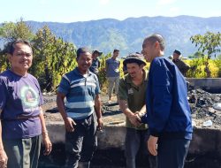 Peduli Musibah, Bardan Sahidi Bantu Korban Kebakaran Kampung Rawe Lut Tawar.