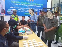 41 Sopir AKAP Tes Urine di Terminal Paya Ilang Takengon