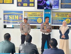 Kasat Lantas Polres Aceh Tengah Sosialisasikan JKN Sebagai Syarat Baru Dalam Permohonan SIM