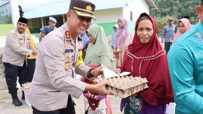 20 Warga Kampung Rusip Terima Paket Sembako Jumat Barokah Polres Aceh Tengah