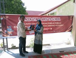 KIP Aceh Utara Sosialisasikan Pilkada kepada 1.890 Pemilih Pemula