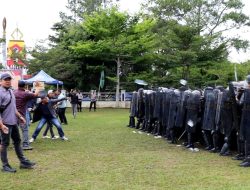 Hadapi Pilkada 2024, Polres Aceh Tengah Gelar Simulasi Sispamkota Operasi Mantap Praja Seulawah 2024