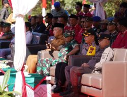 Kapolres Aceh Tengah Hadiri Upacara Penutupan TMMD ke-121 Tahun 2024