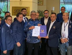 Nasdem Keluarkan Form Model B Persetujuan Parpol KWK Kepada Bustami dan Tu Sop