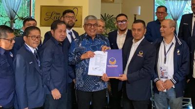 Nasdem Keluarkan Form Model B Persetujuan Parpol KWK Kepada Bustami dan Tu Sop