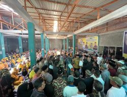 Ratusan Tim Pemenangan Hamas Kecamatan Pegasing Dikukuhkan