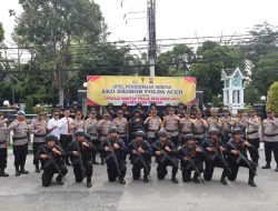 Kapolres Aceh Tengah Pimpin Apel Penerimaan Serpas BKO Brimob Polda Aceh