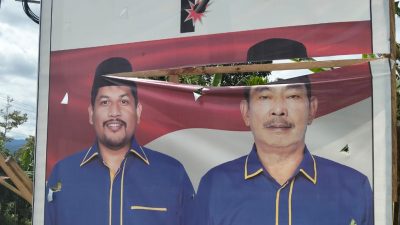 Diduga Ada Provokator Rusak dan Curi APK, Ketua Tim Pemenangan ERA, Sarhamija Minta Panwaslih Bener Meriah Segera Gerak