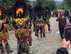 Tarian Topeng Ireng Sambut Hamas di Jagong Jeget