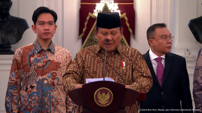 Ini Susunan Menteri dan Wakil Menteri Kabinet  Merah Putih Presiden Prabowo Subianto