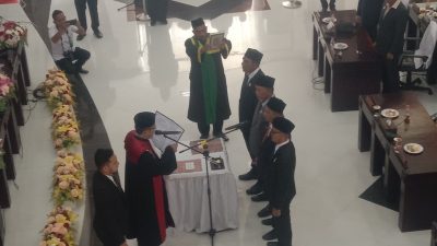 Empat Pimpinan DPRK Aceh Utara Resmi Dilantik dan Diambil Sumpah