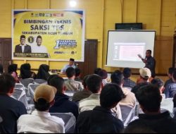 Tim Pemenangan Bustami Hamzah – M Fadhil Rahmi Laksanakan Pelatihan Saksi di Takengon