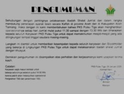 Setelah Didemo, PKS Pulau Tiga Aceh Tamiang Penuhi Tuntutan Warga Tutup Pada Waktu Shalat Jum’at