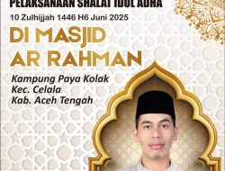 BARDAN SAHIDI KHATIB IDUL ADHA DI PAYA KOLAK CELALA