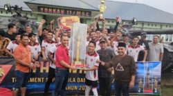 Persemada SPK Aceh Utara Juara Turnamen Sepak Bola Piala Danyonkav 11/MCS