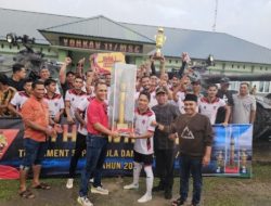 Persemada SPK Aceh Utara Juara Turnamen Sepak Bola Piala Danyonkav 11/MCS