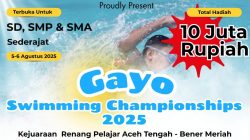 Lomba Renang GSC I/2025 Siap Digelar di Takengon