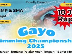 Lomba Renang GSC I/2025 Siap Digelar di Takengon